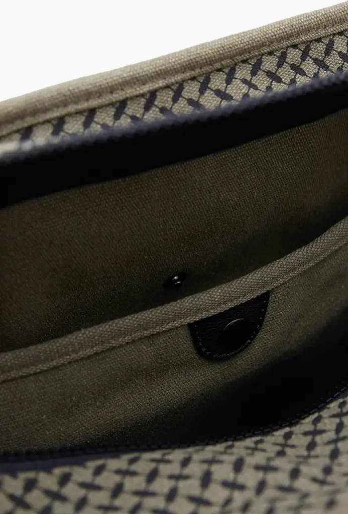 Lala Berlin Shopper Mason Canvas Olive/black