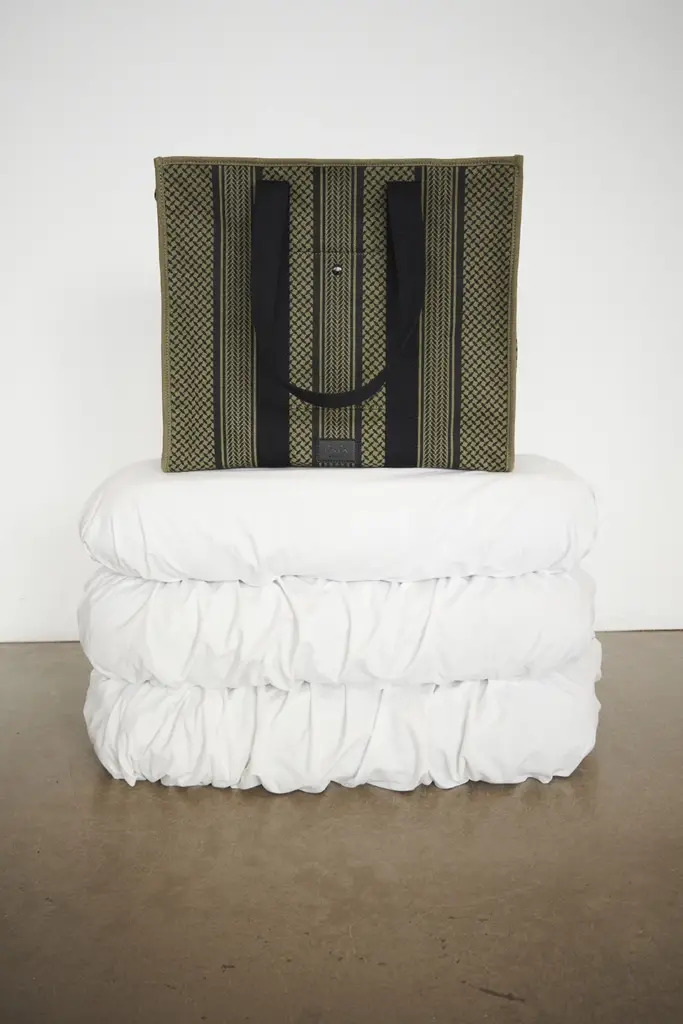 Lala Berlin Shopper Mason Canvas Olive/black