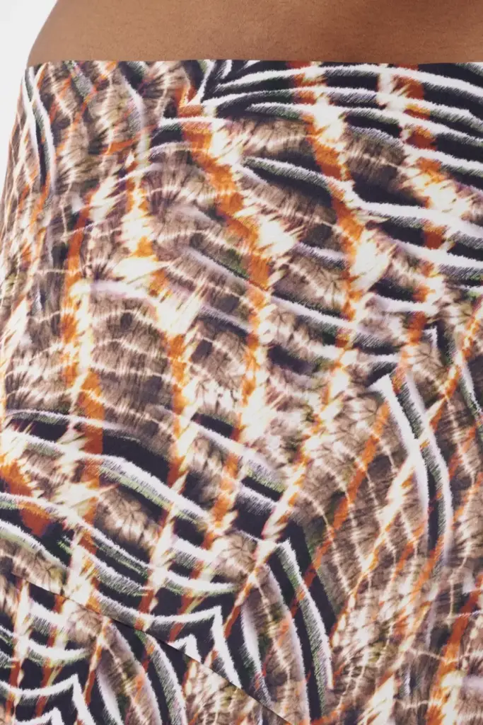 Lala Berlin Skirt Sasa Viscose Zebra Shibori