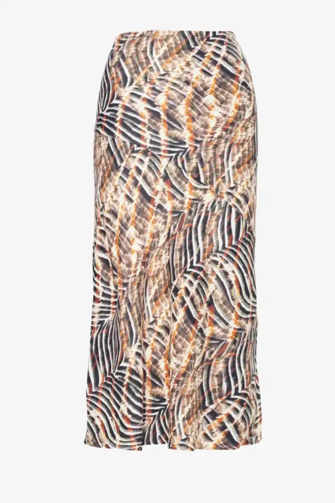 Lala Berlin Skirt Sasa Viscose Zebra Shibori