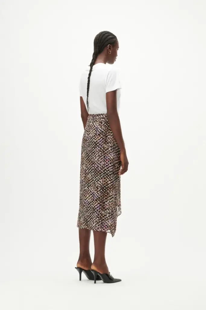 Lala Berlin Skirt Sidney Viscose Floral Heritage