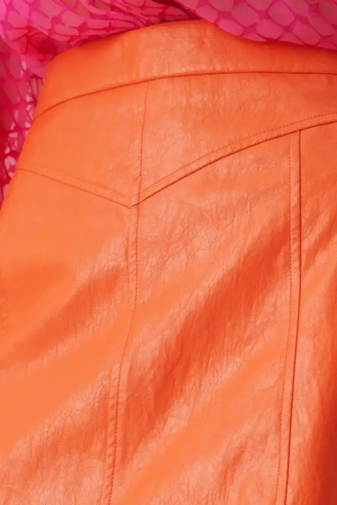 Lala Berlin Skirt Skyla Viscose Mix Paprika