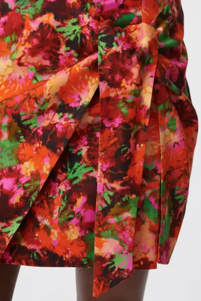 Lala Berlin Skirt Solea Viscose Shibori Flower