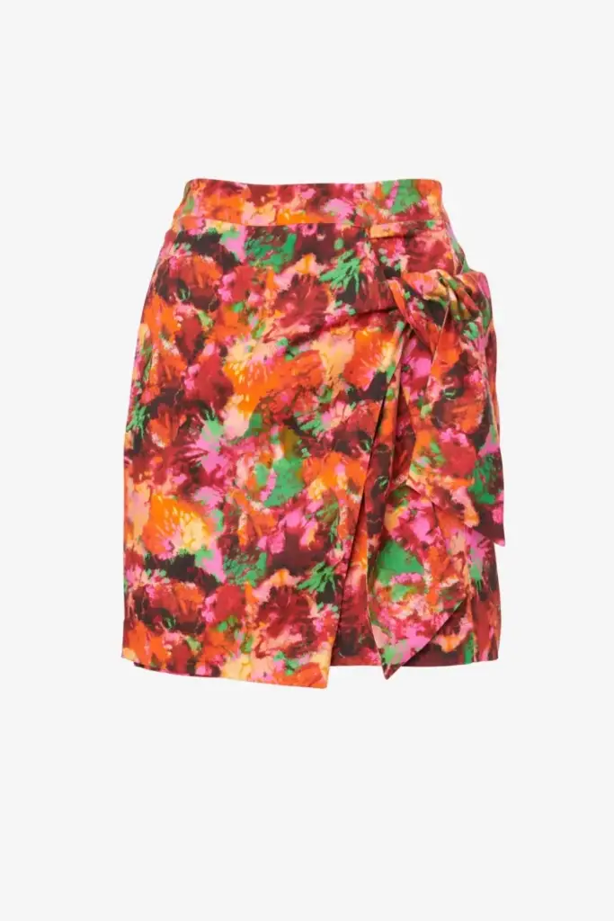 Lala Berlin Skirt Solea Viscose Shibori Flower