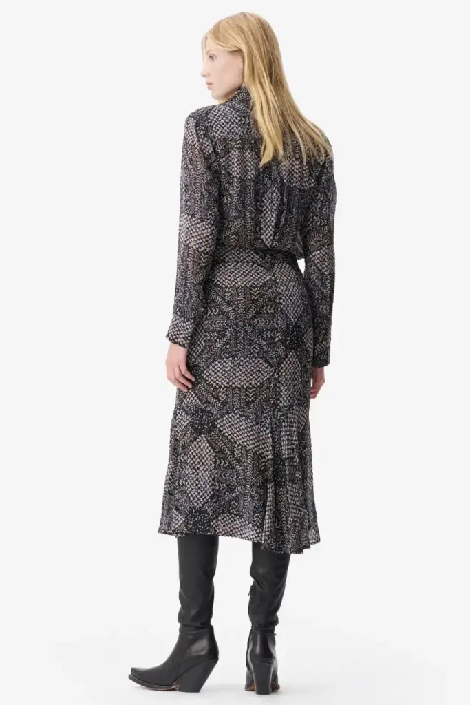 Lala Berlin Skirt Suna Viscose Heritage Star Black