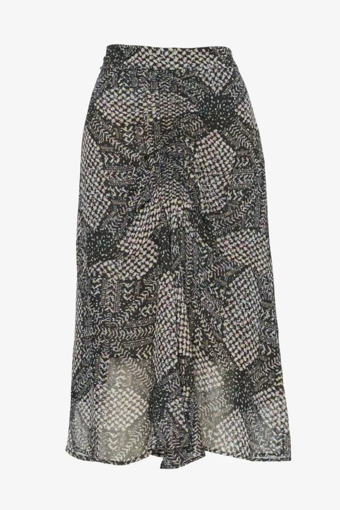 Lala Berlin Skirt Suna Viscose Heritage Star Black