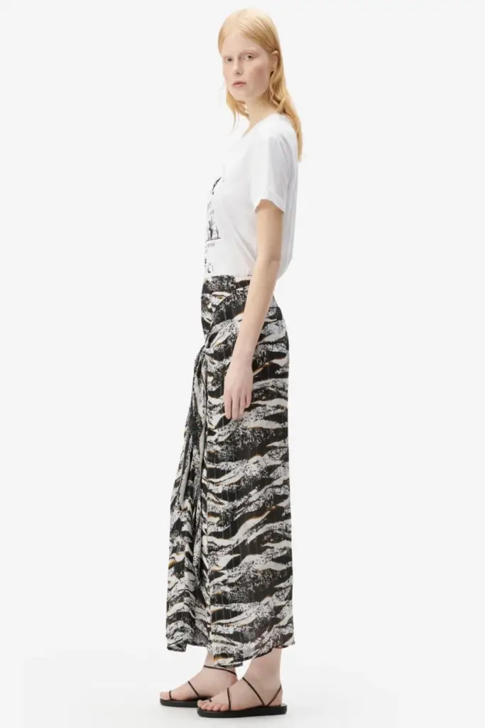 Lala Berlin Skirt Svyna Viscose Zebra Wave Dot