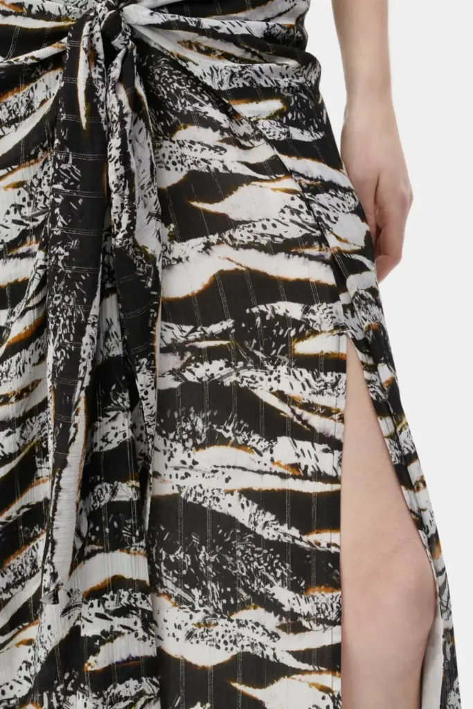 Lala Berlin Skirt Svyna Viscose Zebra Wave Dot