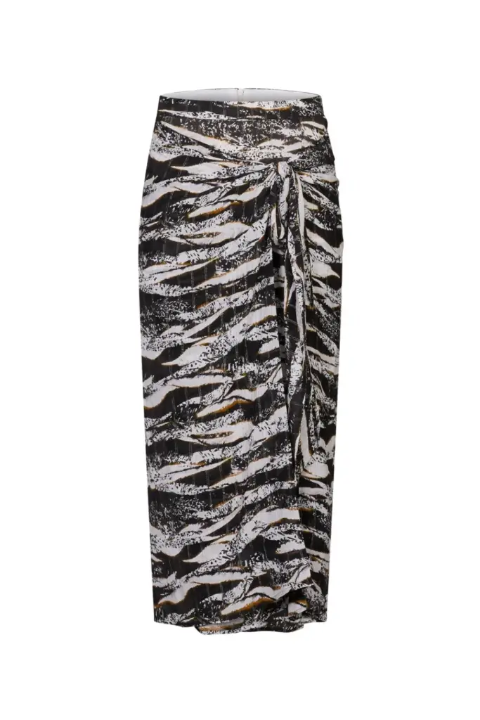 Lala Berlin Skirt Svyna Viscose Zebra Wave Dot