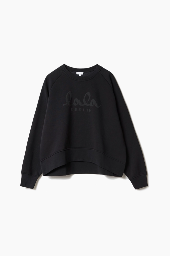 Lala Berlin Sweatshirt Ijora Cotton Black
