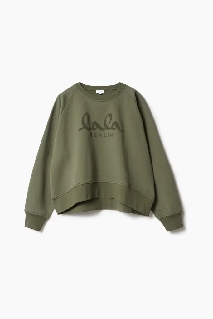Lala Berlin Sweatshirt Ijora Cotton Olive