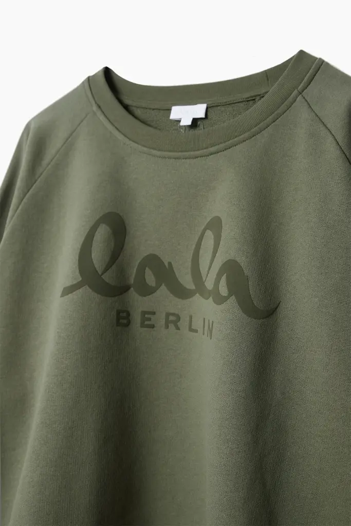 Lala Berlin Sweatshirt Ijora Cotton Olive