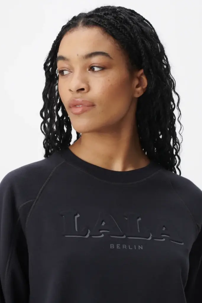 Lala Berlin Sweatshirt Ipara Cotton Mix Black