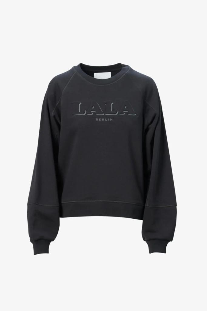 Lala Berlin Sweatshirt Ipara Cotton Mix Black