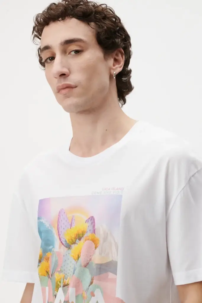 Lala Berlin T-Shirt Celia Cotton Lala Desert