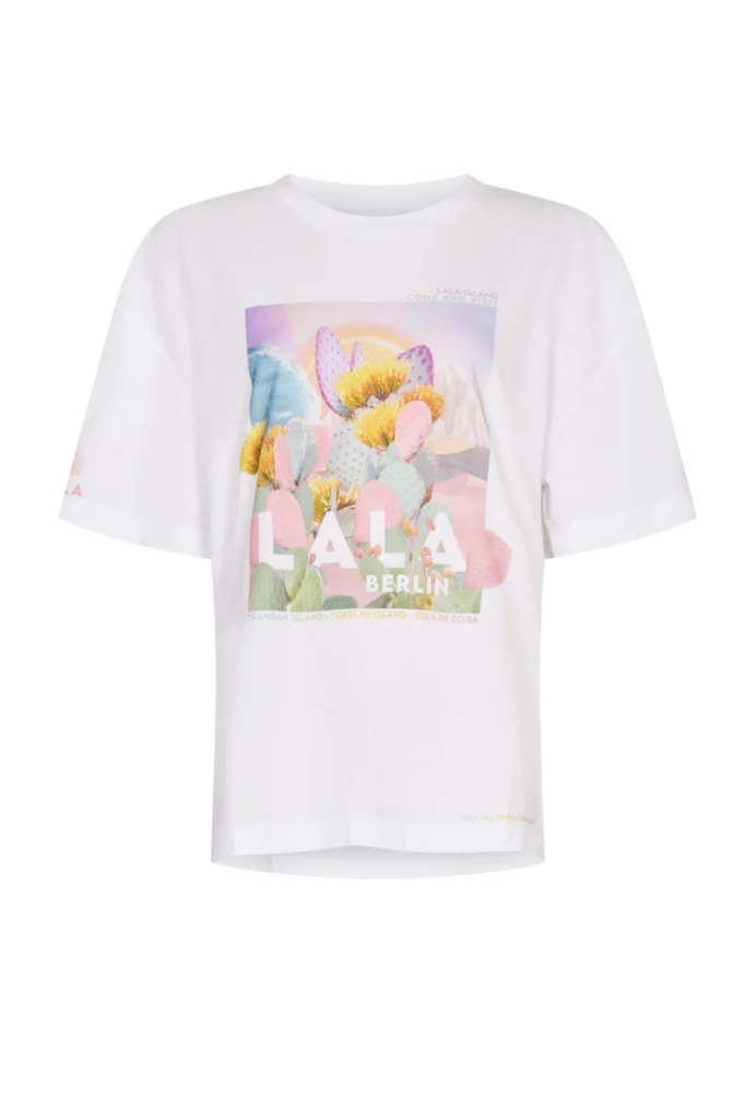 Lala Berlin T-Shirt Celia Cotton Lala Desert