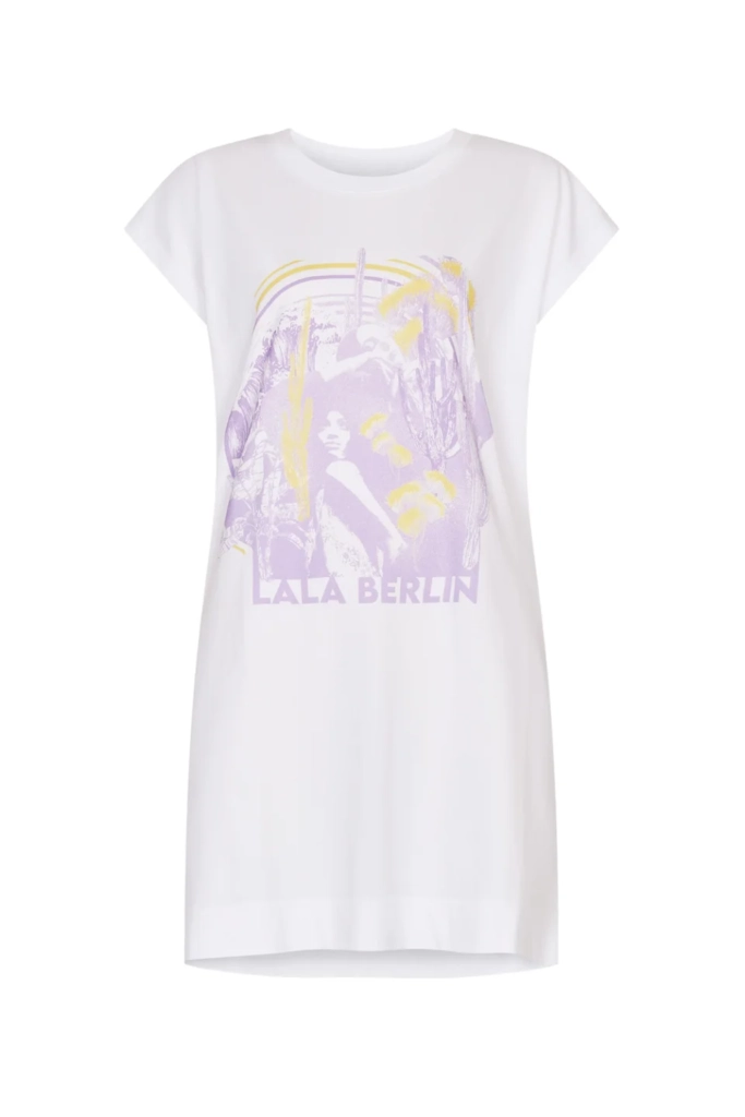 Lala Berlin T-Shirt Liva Cotton Lala Savanna