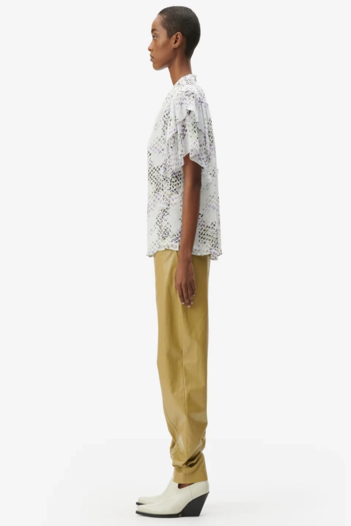 Lala Berlin Top Tenya Viscose Dotty Heritage