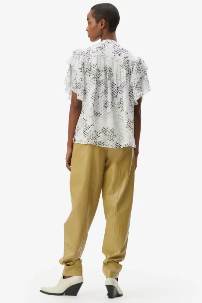 Lala Berlin Top Tenya Viscose Dotty Heritage