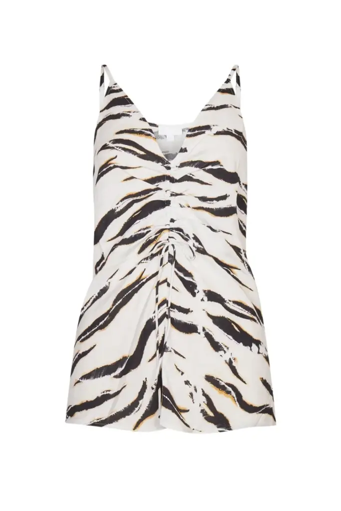 Lala Berlin Top Tiko Viscose Zebra Wave