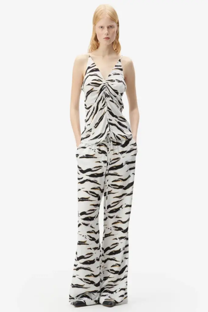 Lala Berlin Top Tiko viscose zebra wave