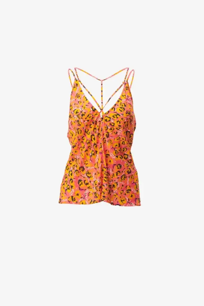 Lala Berlin Top Toana Viscose Leo Pink