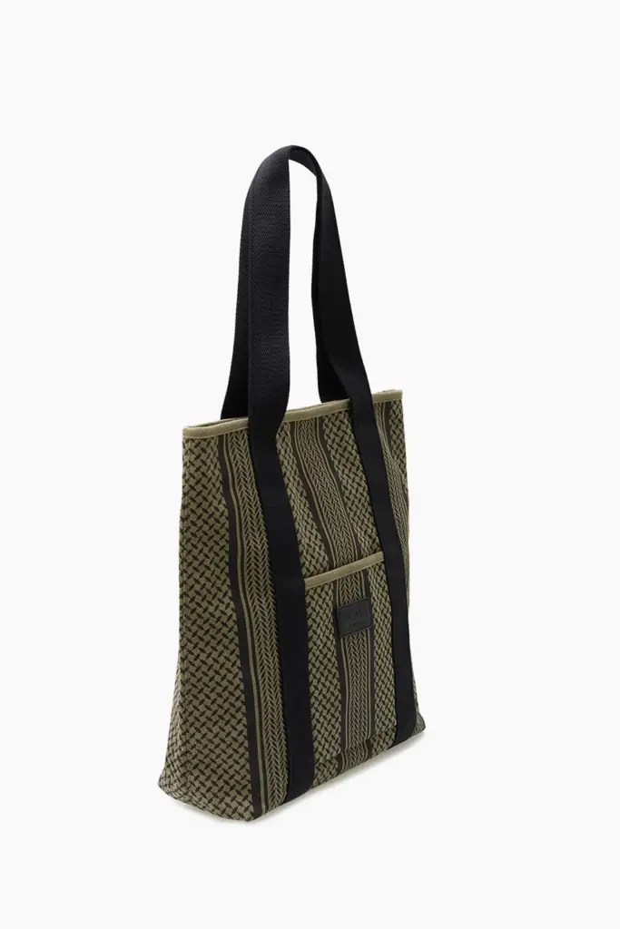 Lala Berlin Tote Carmela Canvas Olive/black