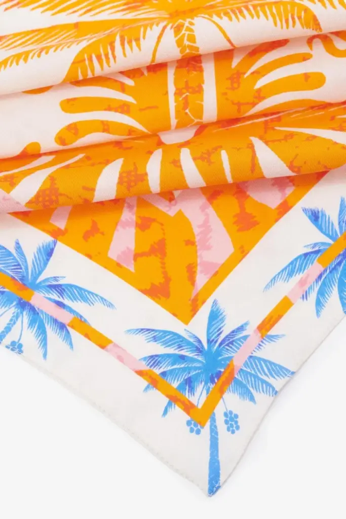 Lala Berlin Triangle Aina Silk Sunset Palm Orange