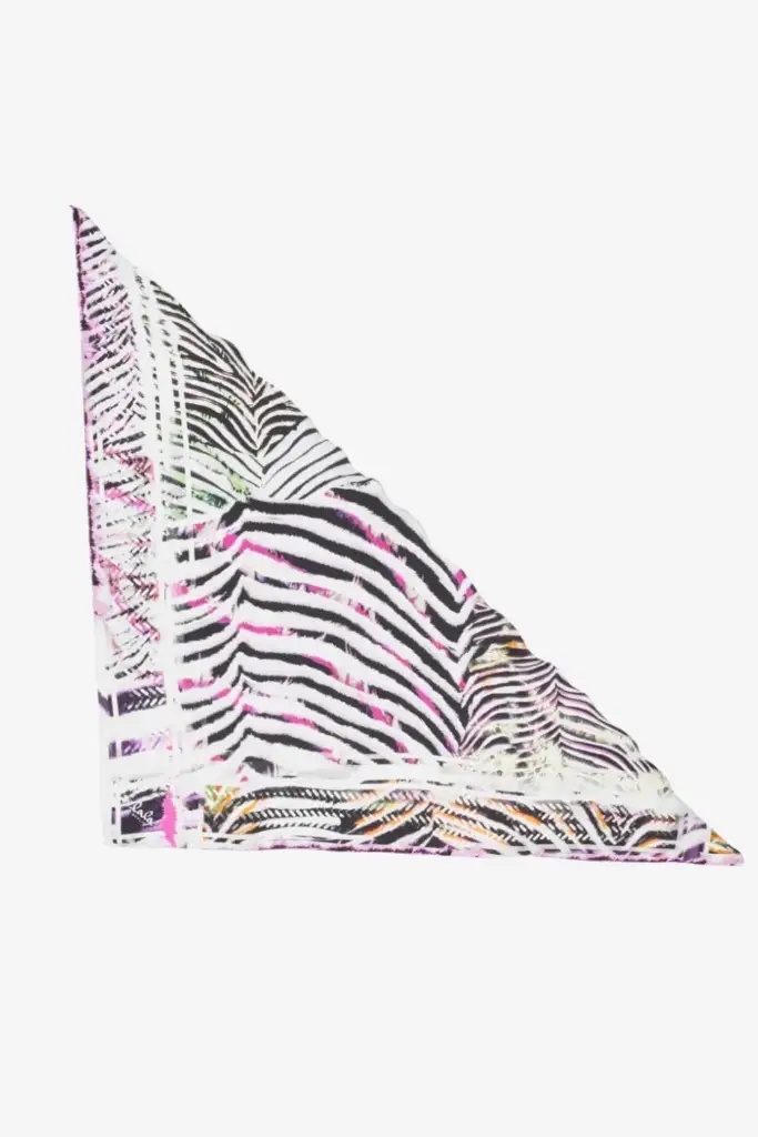 Lala Berlin Triangle Aina Silk Zebra Dragonfruit