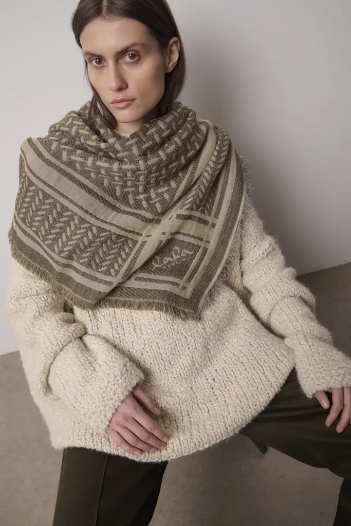 Lala Berlin Triangle Anaya Wool Mix Stone