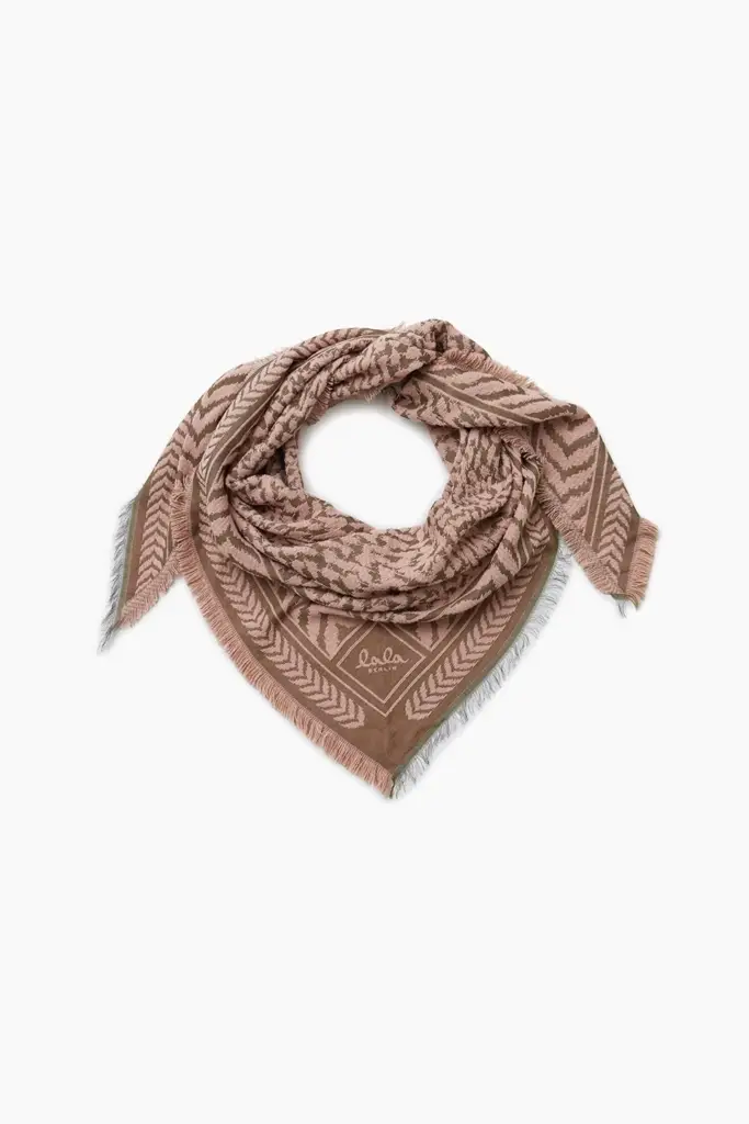 Lala Berlin Triangle Anmye Wool Mix Powder/pink