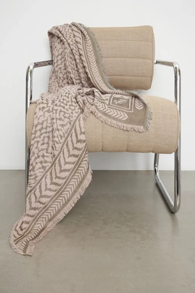 Lala Berlin Triangle Anmye Wool Mix Powder/pink