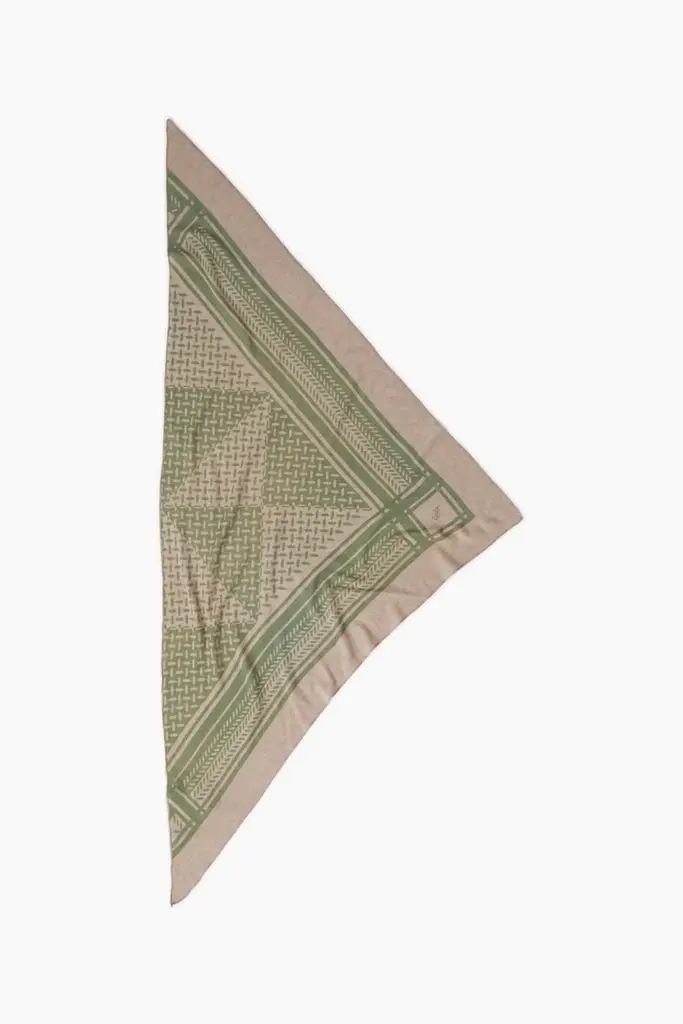 Lala Berlin Triangle Puzzle Cashmere Dune/sage
