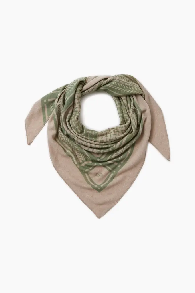 Lala Berlin Triangle Puzzle Cashmere Dune/sage