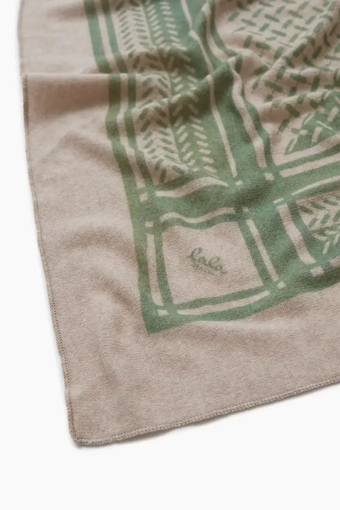 Lala Berlin Triangle Puzzle Cashmere Dune/sage