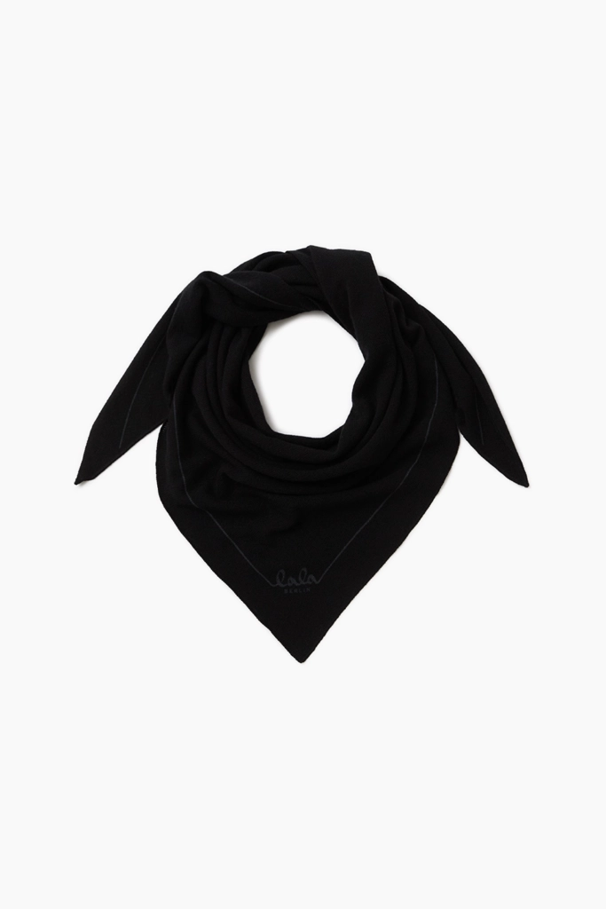 Lala Berlin Triangle Solid M Cashmere Nero