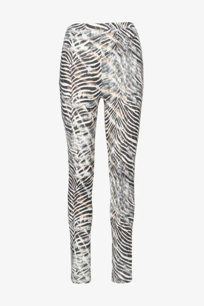 Lala Berlin Legging Leonie Polyester Mix Dark Zebra Shibori