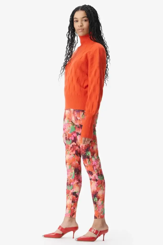 Lala Berlin Legging Leonie Polyester Mix Shibori Flower
