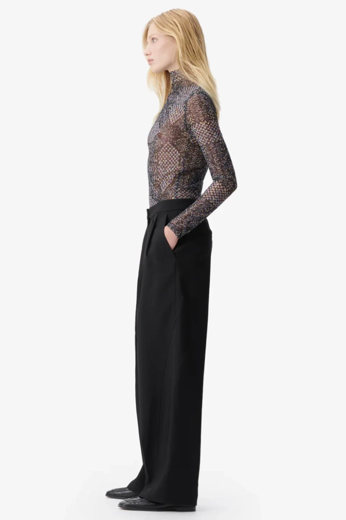 Lala Berlin Longsleeve Carolyn Polyester Mix Heritage Star Black