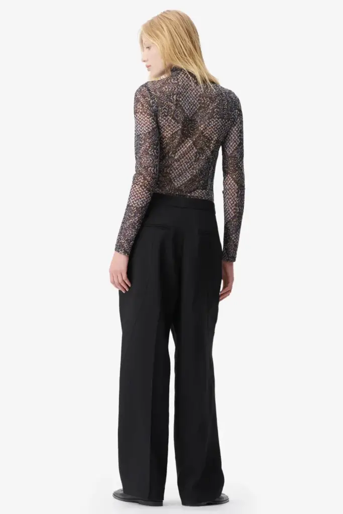 Lala Berlin Longsleeve Carolyn Polyester Mix Heritage Star Black