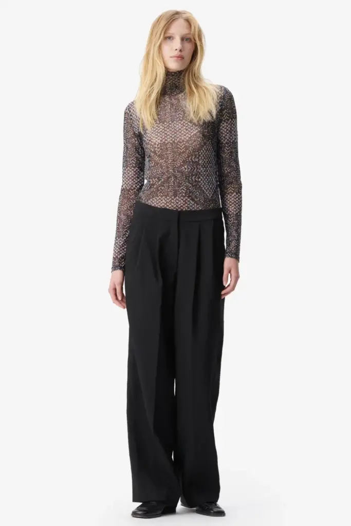 Lala Berlin Longsleeve Carolyn polyester mix heritage star black