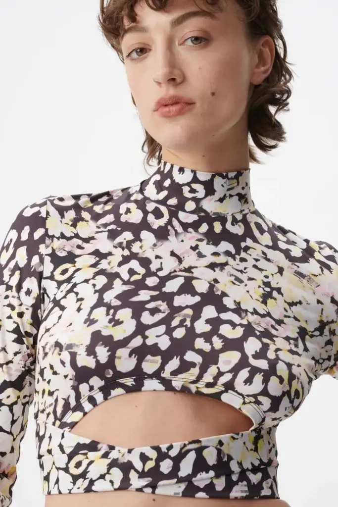 Lala Berlin Longsleeve Issay Polyester Mix Floral Leo