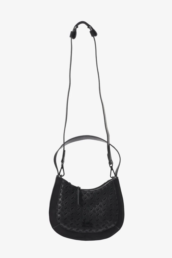 Lala Berlin Mini Shoulderbag Mesca Vegan Leather Heritage Embroidery Black