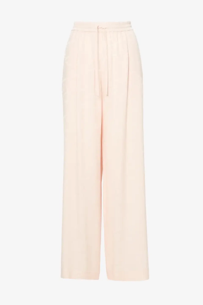 Lala Berlin Pants Perla Viscose Mix Lalagram Peach Blush
