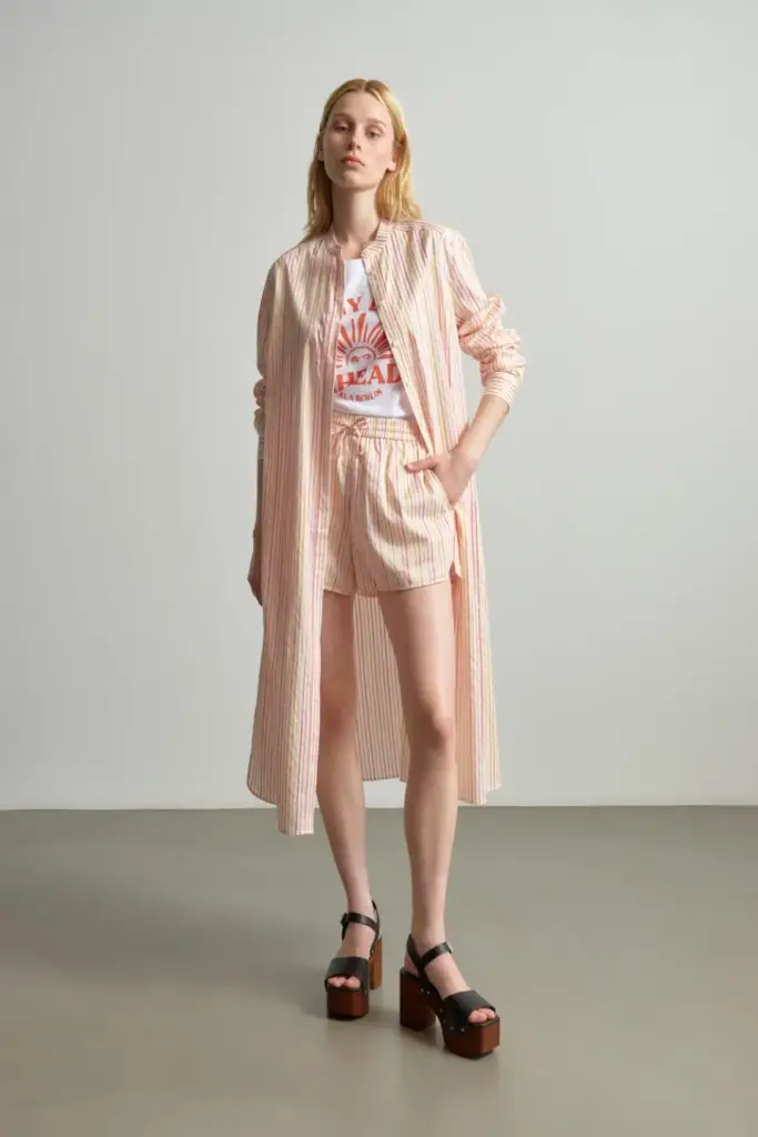 Lala Berlin Pants Petzi Cotton Mix Multicolor Stripe