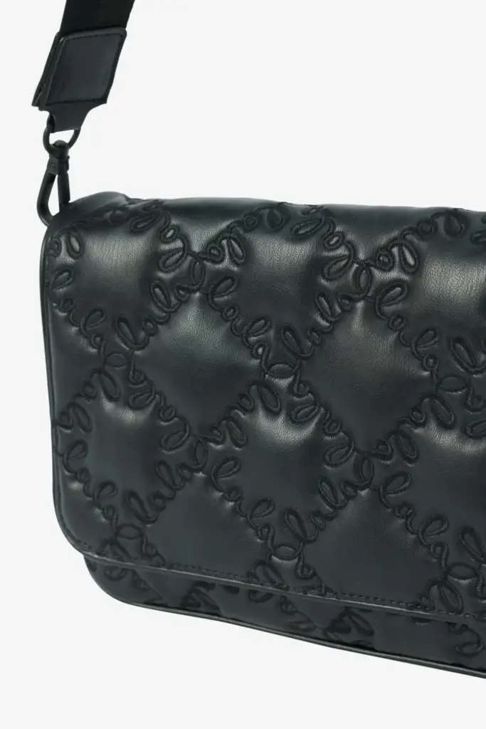 Lala Berlin Shoulderbag Mauvi Vegan Leather Lalagram Black