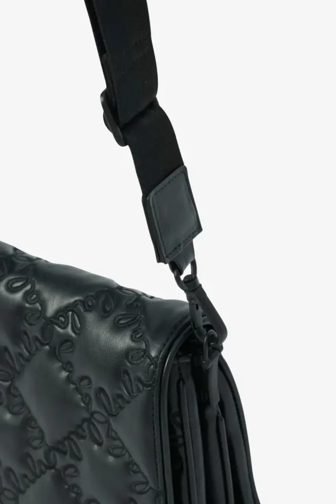 Lala Berlin Shoulderbag Mauvi Vegan Leather Lalagram Black