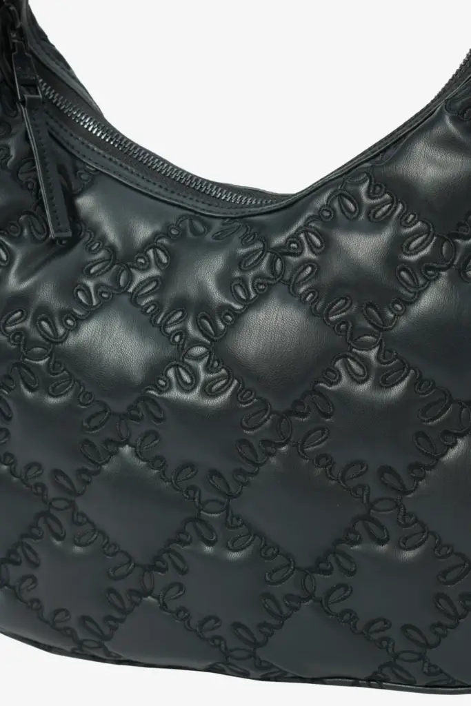 Lala Berlin Shoulderbag Mewis Vegan Leather Lalagram Black