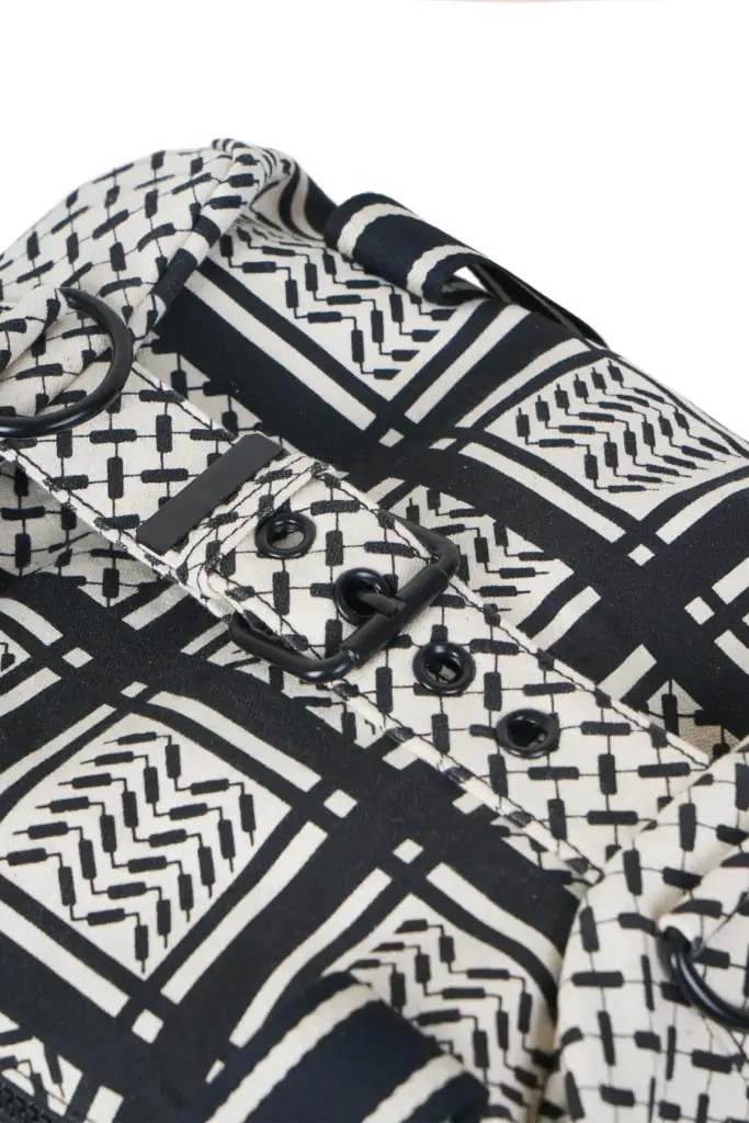 Lala Berlin Small Bag Muriel Canvas Heritage Off White/black