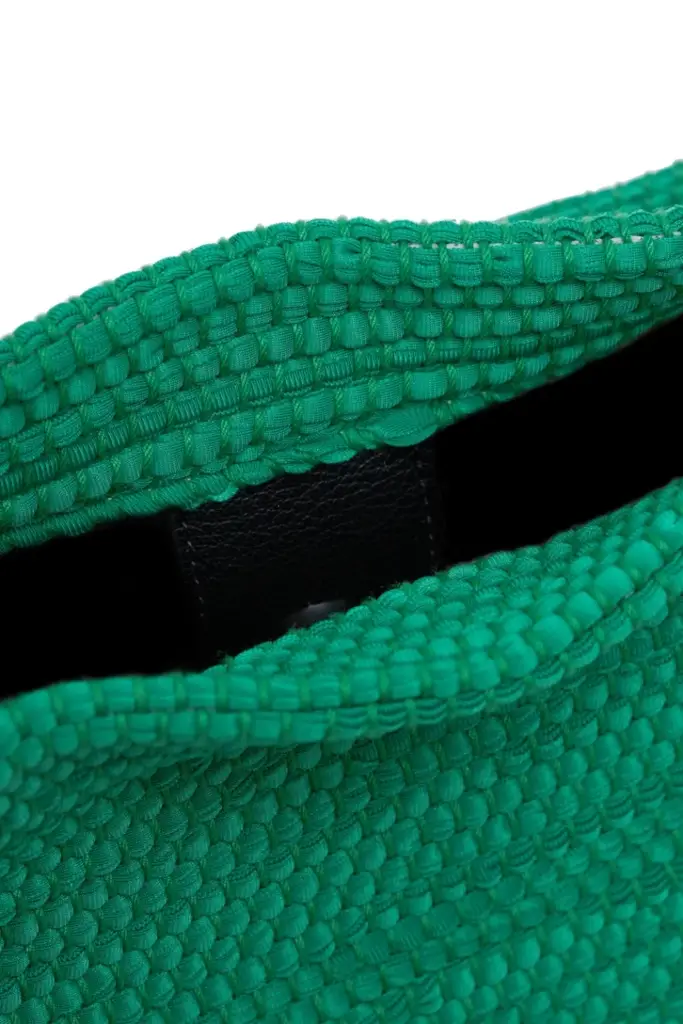 Lala Berlin Small Crossbody Mimi Polyester Green Carpet Weave